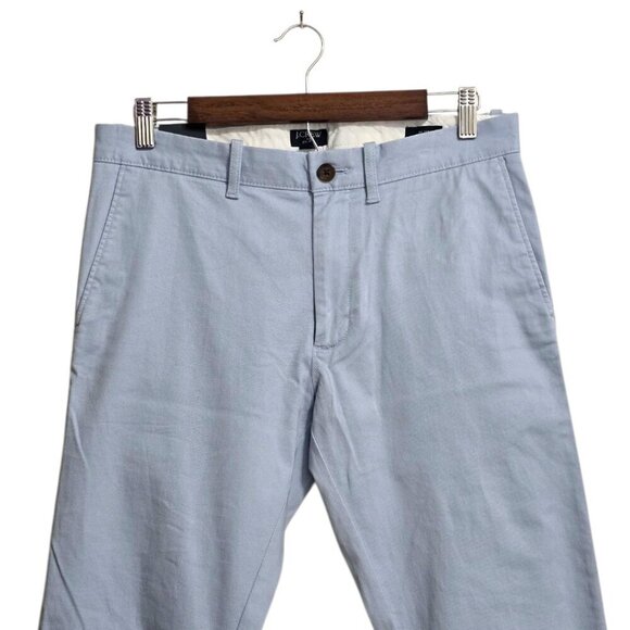 J. Crew Factory NWT Light Blue Slim-Fit Flex Chino Pants Sz 30x32 - Picture 2 of 11